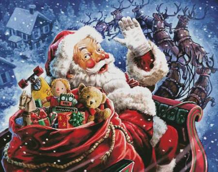 cross stitch pattern Riding High (Large)