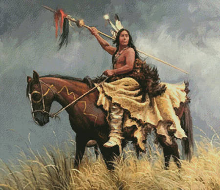 cross stitch pattern Thunderbolt