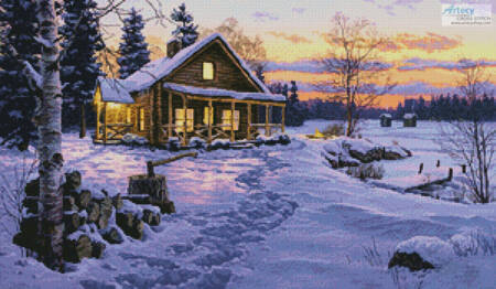 cross stitch pattern Winter Bliss