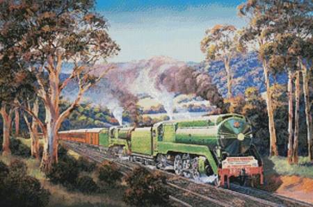 cross stitch pattern Western Endeavour