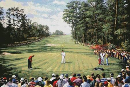 cross stitch pattern Augusta