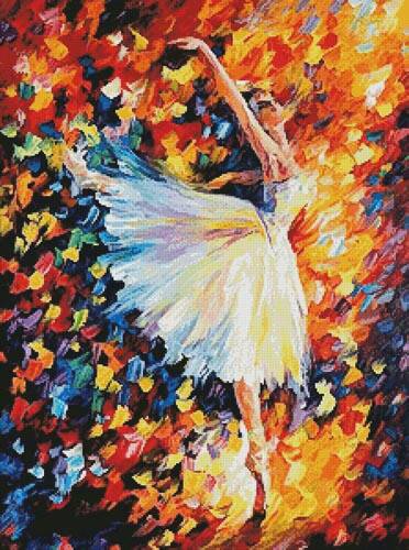cross stitch pattern Ballet with Magic