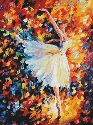 cross stitch pattern Ballet with Magic (Large)