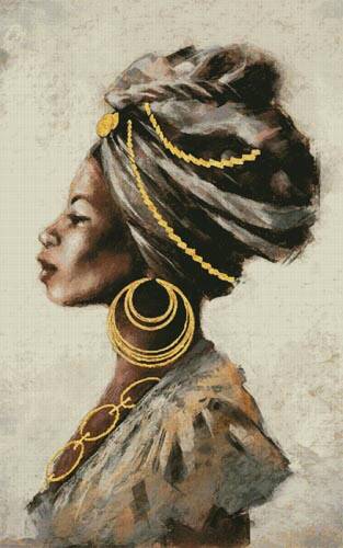 cross stitch pattern Beauty and Strength (Large)