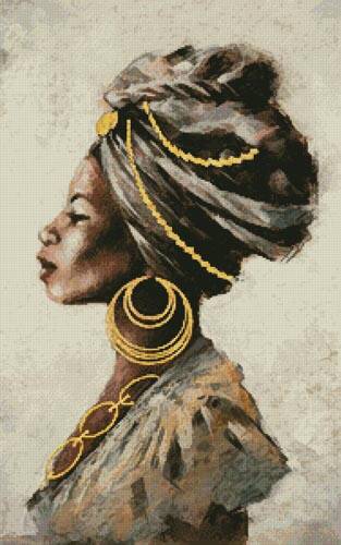 cross stitch pattern Beauty and Strength