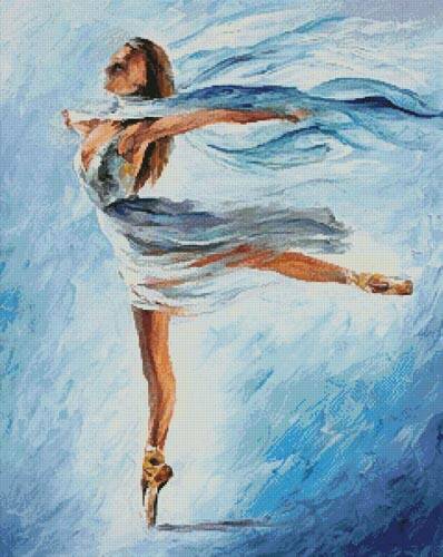 cross stitch pattern Beautiful Sky Dance