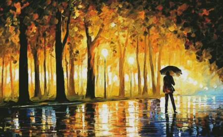 cross stitch pattern Bewitched Park (Large)