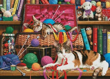 cross stitch pattern Comfy Spot (Large)