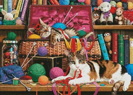 cross stitch pattern Comfy Spot