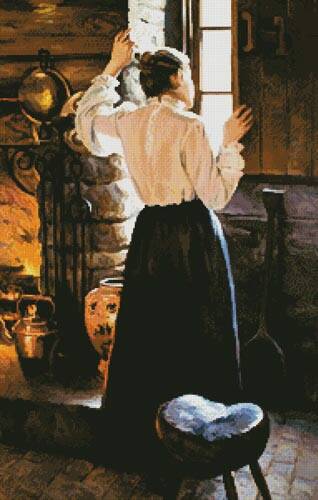 cross stitch pattern Dawn of a New Day