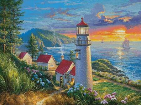 cross stitch pattern Evening Watch (Large)