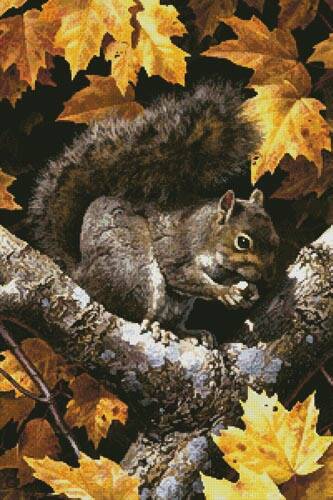 cross stitch pattern Golden Season