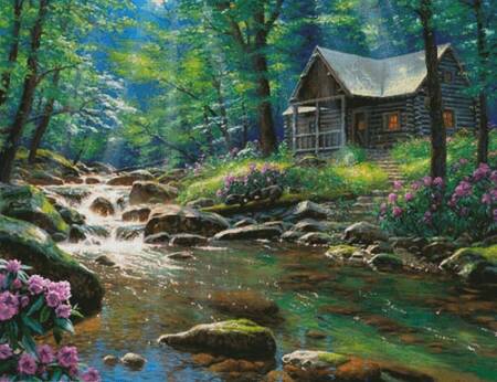 cross stitch pattern I'd Rather be Fishing (Large)