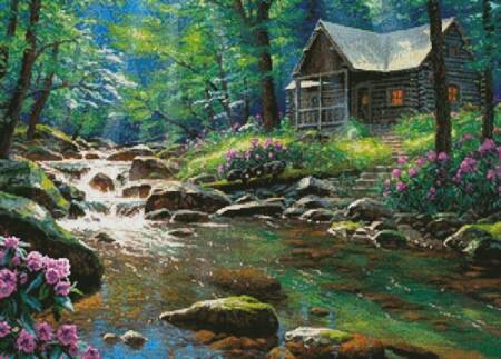 cross stitch pattern I'd Rather be Fishing