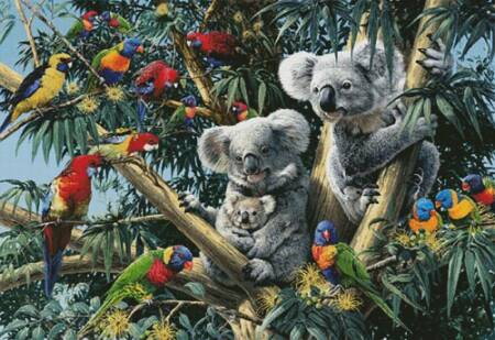 cross stitch pattern Koala Outback (Large)
