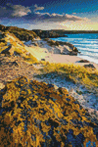 cross stitch pattern Mini Evening Light on Uig Bay