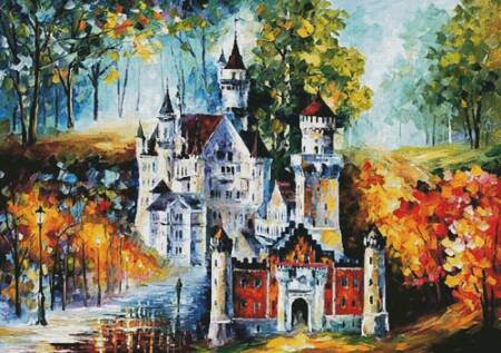 cross stitch pattern Magical Castle (Large)