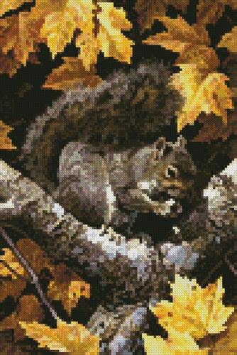 cross stitch pattern Mini Golden Season