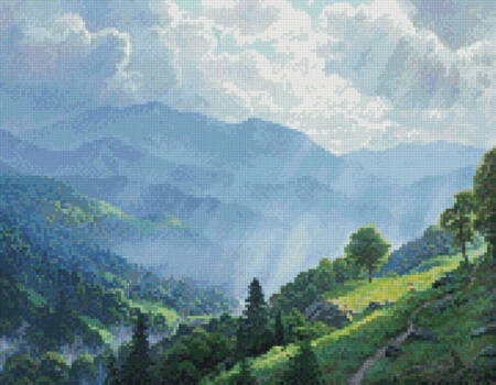 cross stitch pattern Mini Great Smoky Mountains