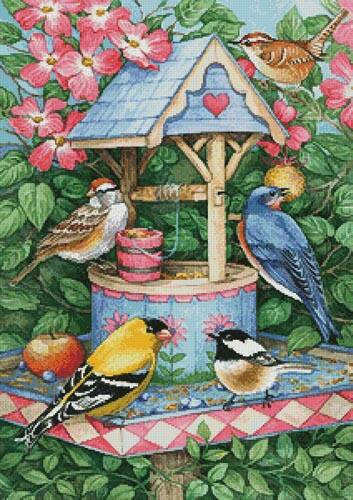 cross stitch pattern Making a Wish