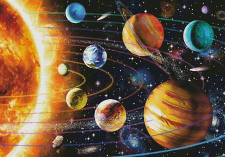 cross stitch pattern New Solar System (Large)