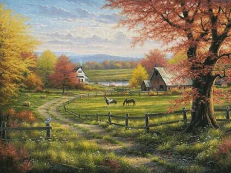 cross stitch pattern Peaceful Tranquility (Large)