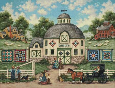 cross stitch pattern The Quilt Barn (Large)