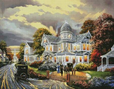 cross stitch pattern Seasons of Change (Large)