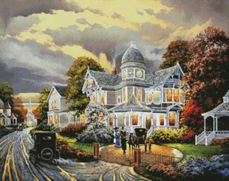 cross stitch pattern Seasons of Change