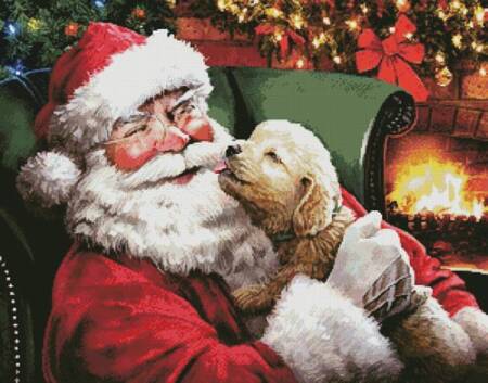 cross stitch pattern Warm Wet Nose