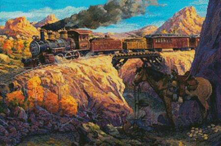 cross stitch pattern Western Passage