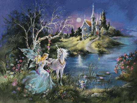 cross stitch pattern Castles 2 (Large)