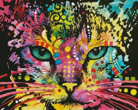 cross stitch pattern Don't Look Away (Large)