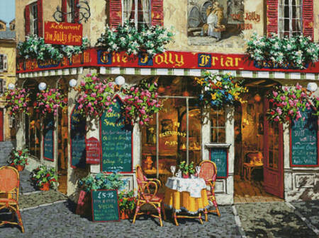 cross stitch pattern The Jolly Friar