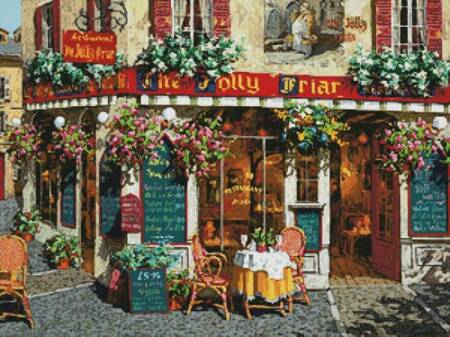 cross stitch pattern The Jolly Friar