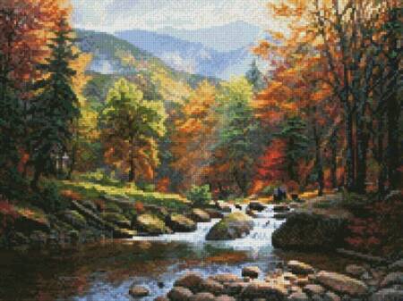 cross stitch pattern Mini Mountain Music