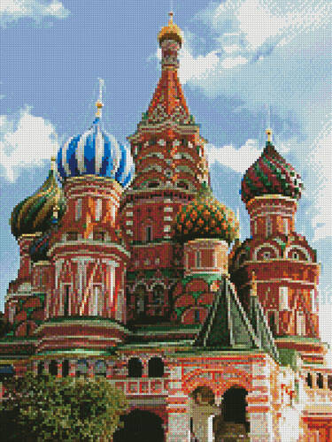 cross stitch pattern Mini Saint Basil's Cathedral 2