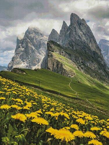 cross stitch pattern Seceda (Large)