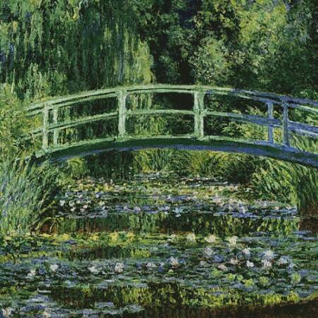 cross stitch pattern The Japanese Bridge (Medium)