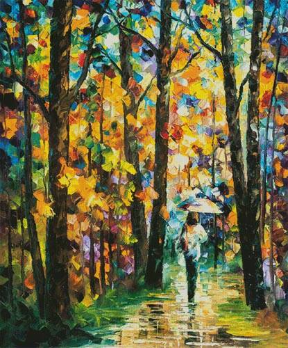 cross stitch pattern The Tale of the Rain (Large)