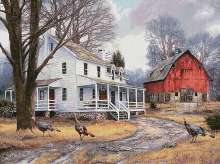 cross stitch pattern The Way it Used to Be (Large)