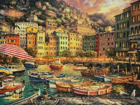cross stitch pattern Vibrance of Italy (Large)