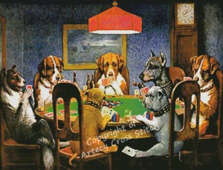 cross stitch pattern A Friend in Need