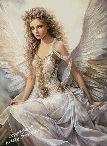 cross stitch pattern Angelic (Large)