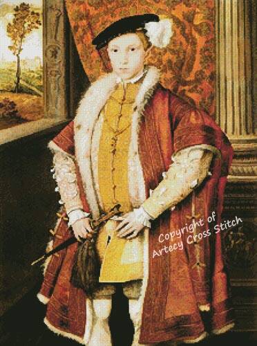 cross stitch pattern Edward VI