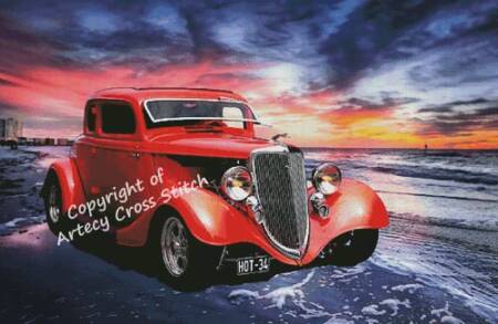 cross stitch pattern Hot 34 (Large)