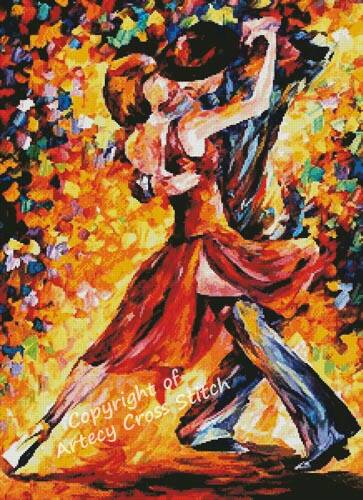 cross stitch pattern In the Rhythm of Tango