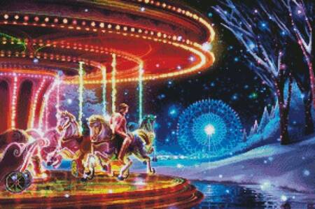 cross stitch pattern Luminario