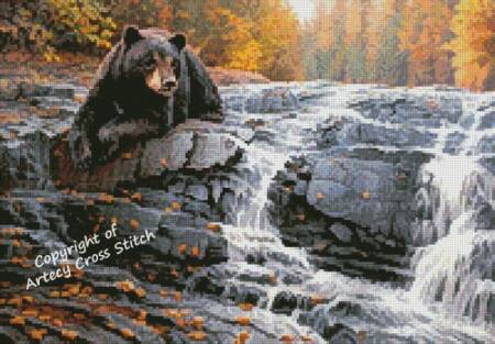 cross stitch pattern Mini Bearly Time