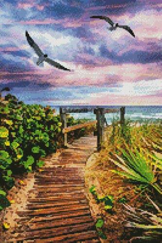 cross stitch pattern Mini Dawn Flight